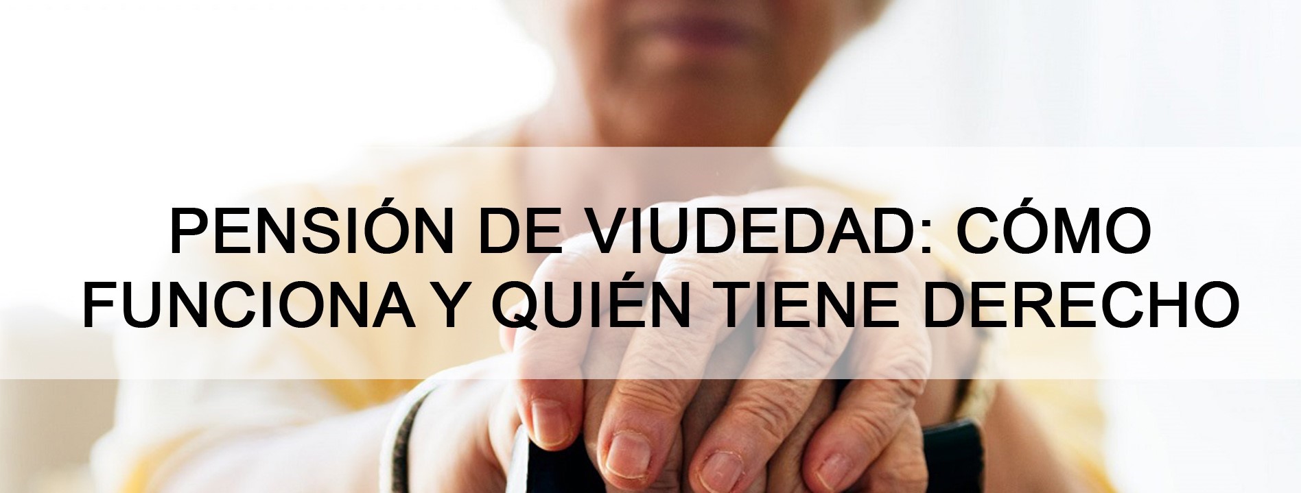 Solicitud de pensión de viudedad de forma telemática